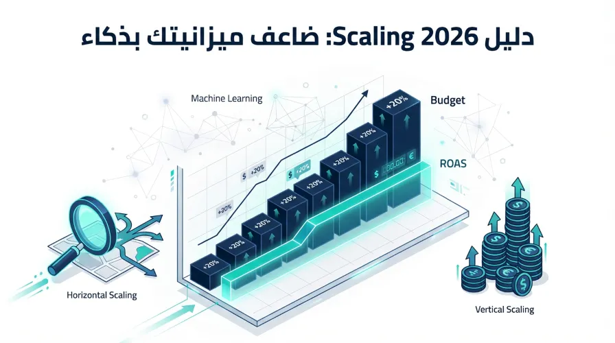 🚀 كيف تضاعف ميزانية إعلاناتك دون أن تخسر الـ ROAS؟ (دليل Scaling 2026)
