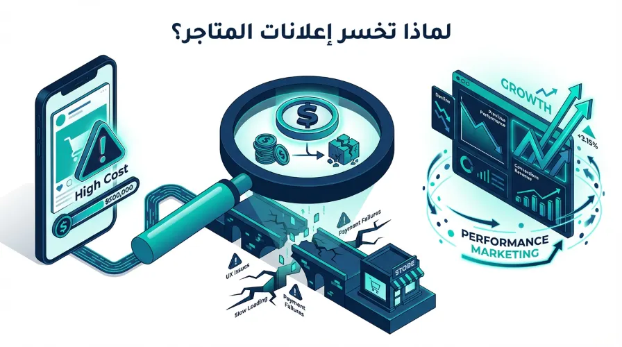 ليه إعلانات المتاجر الإلكترونية بتخسر رغم إن المنتج كويس؟